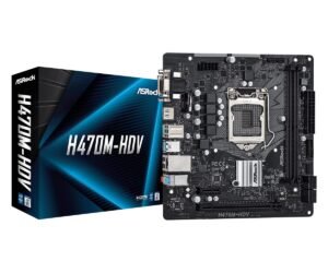 Best ASROCK H470M HDV MOTHERBOARD (INTEL SOCKET 1200/10TH GENERATION CORE SERIES CPU/MAX 64GB DDR4 2933MHZ MEMORY)