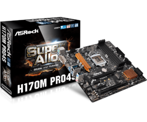 Original Asrock H170M PRO4S Intel H170 Micro ATX Motherboard